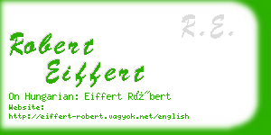 robert eiffert business card